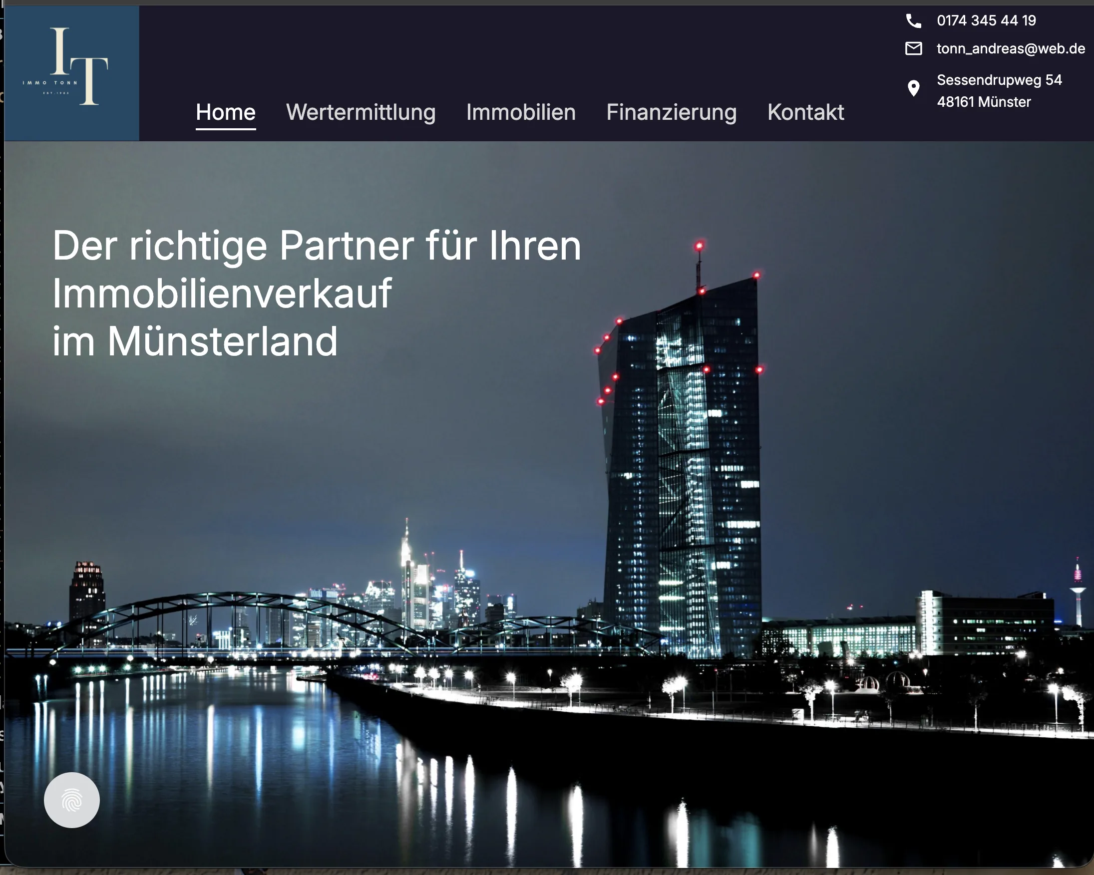 Immo Tonn Website Projekt