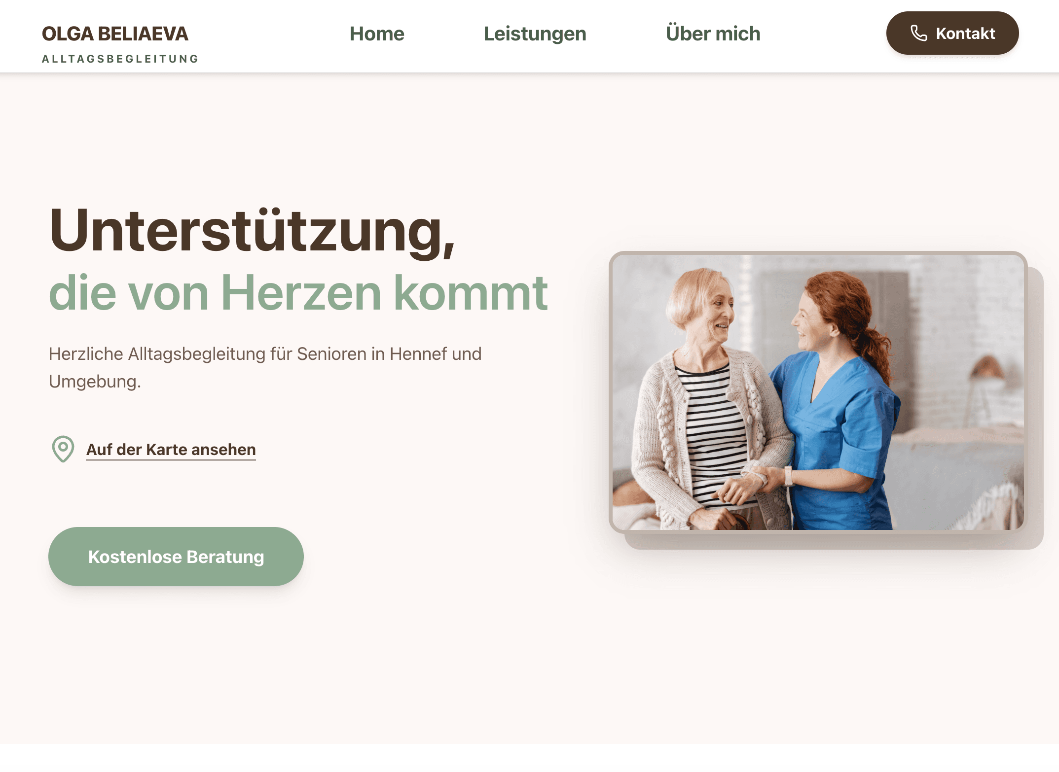 Alltagsbegleitung Website Projekt